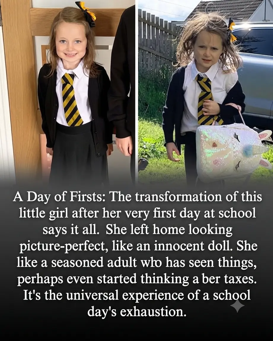 She Left for School Looking Like a Doll—But Came Home Looking Like She’d Worked a 12-Hour Shift