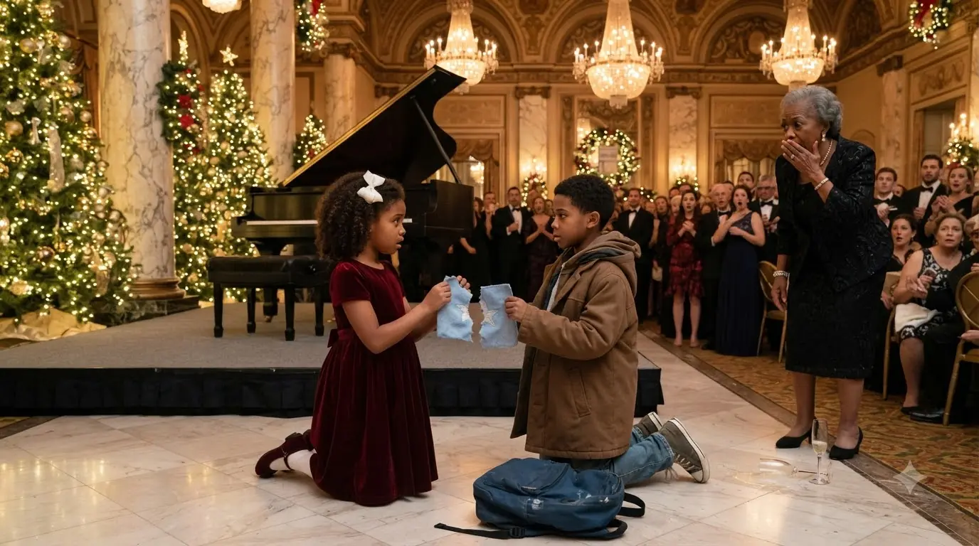 A Little Girl Stopped Her Christmas Recital — A Boy in the Back Row Knew the Missing Notes
