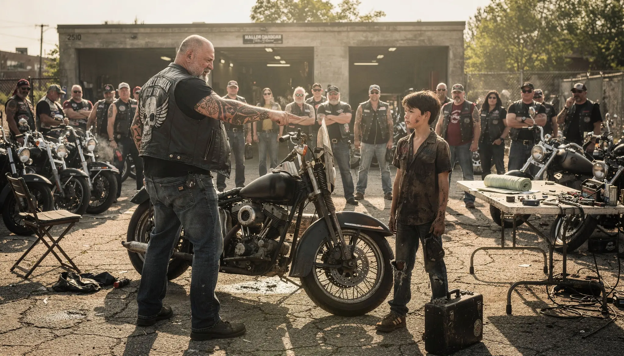 Hells Angels Bet $5N No One Can Fix Their Bike — Until an 18-Yr-Old Picks Up a Wrench "Give Me 5 Min"