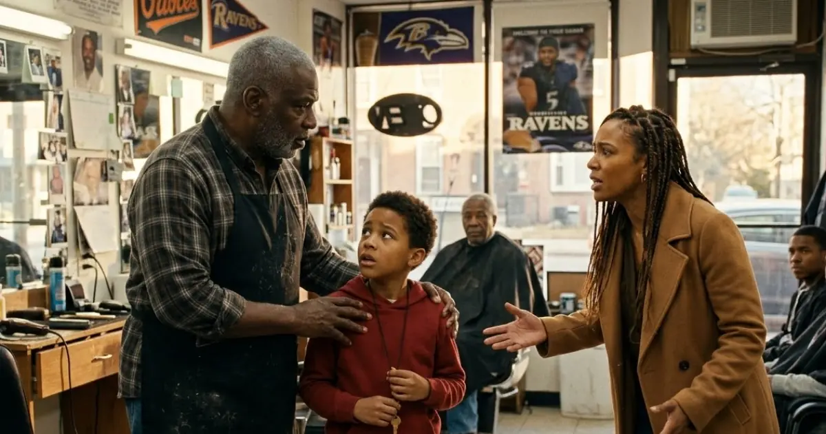 Little Boy Ran Into His Grandfather’s Barbershop To Call For Help — What His Mother Was Hiding Inside Shattered 3 Generations