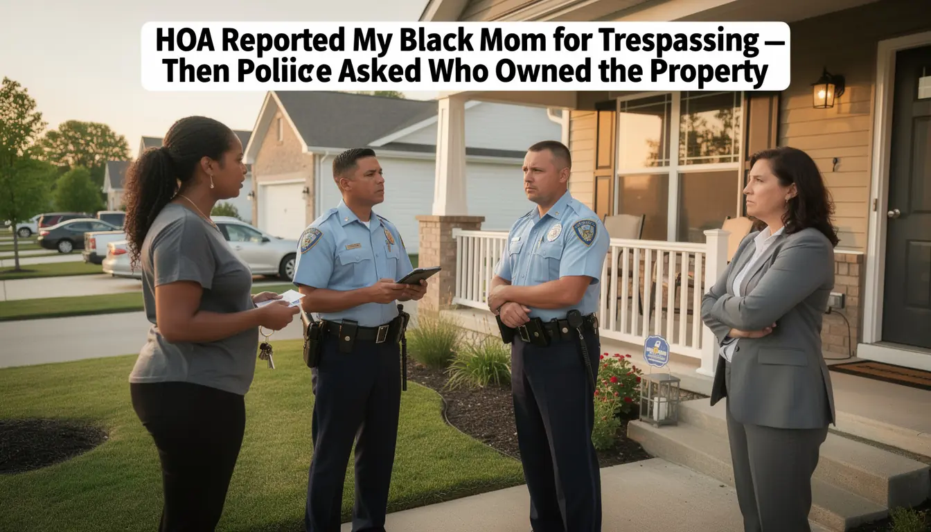 HOA Reported My Black Mom for Trespassing — Then Police Asked Who Owned the Property
