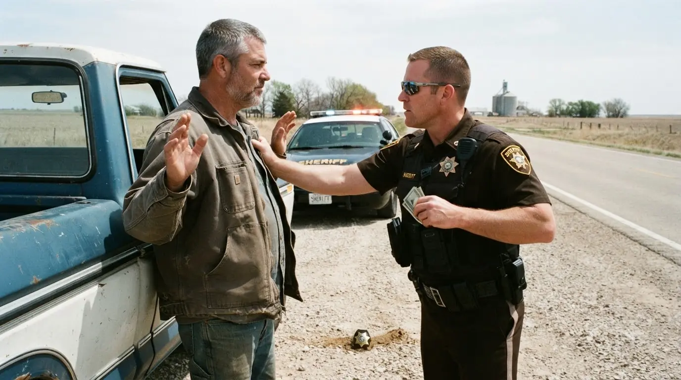 The Deputy Took His Money on a Lonely Highway — Then the Cruiser Wouldn’t Stop Pinging His Name