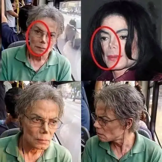 Michael Jackson was seen live and direct. He might not have d:ed but instead gone into hiding. A passenger who sat beside him took a picture of...