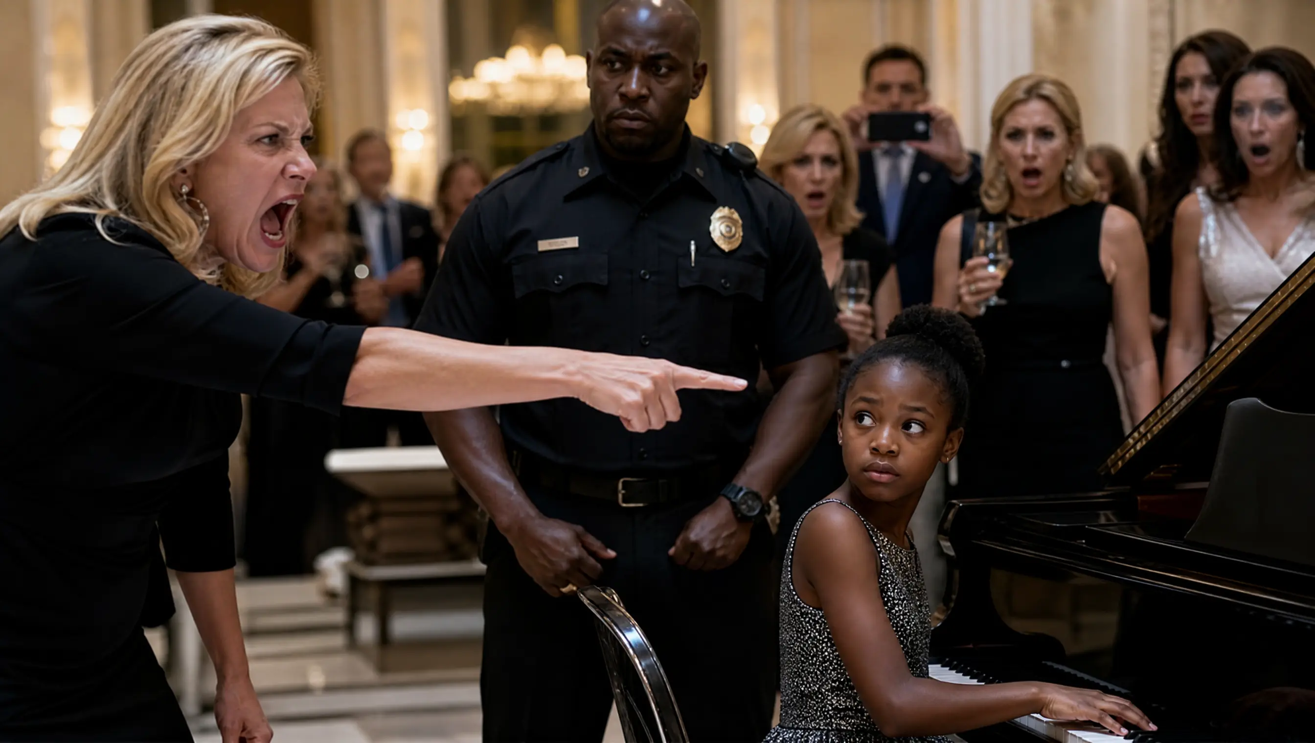 Wealthy Woman Called Security On a Little Black Girl for Playing the Piano — Then She Made All the Guests Stunned