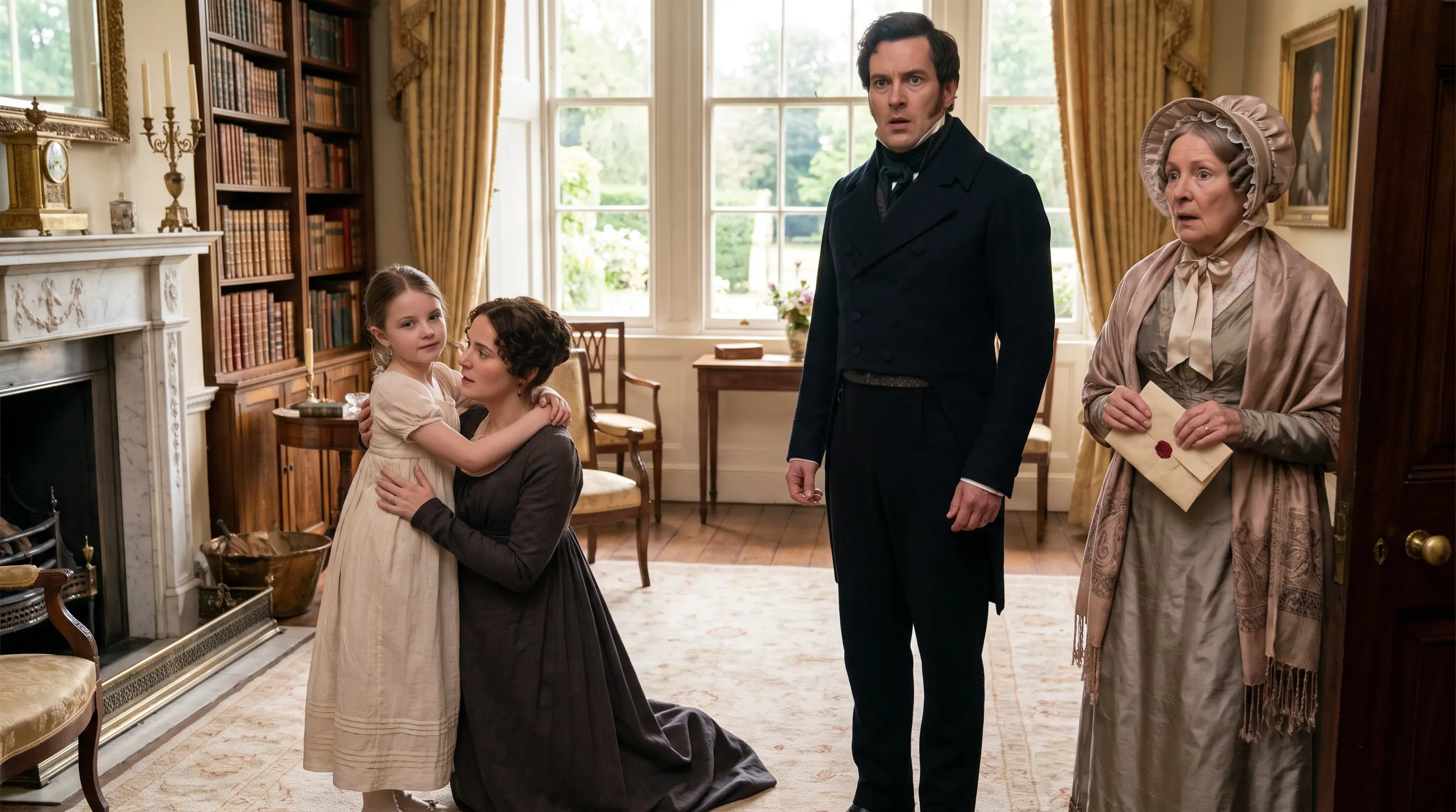 A Motherless Girl Called Her Governess "Mama" in Front of the Duke — Then Her Grandmother Walked In Holding A Letter
