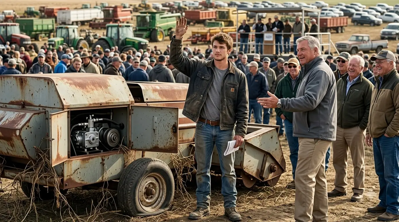 Three Hundred Investors Walked Past the Rusted Machine — Until a 19-Year-Old Mechanic Looked Twice