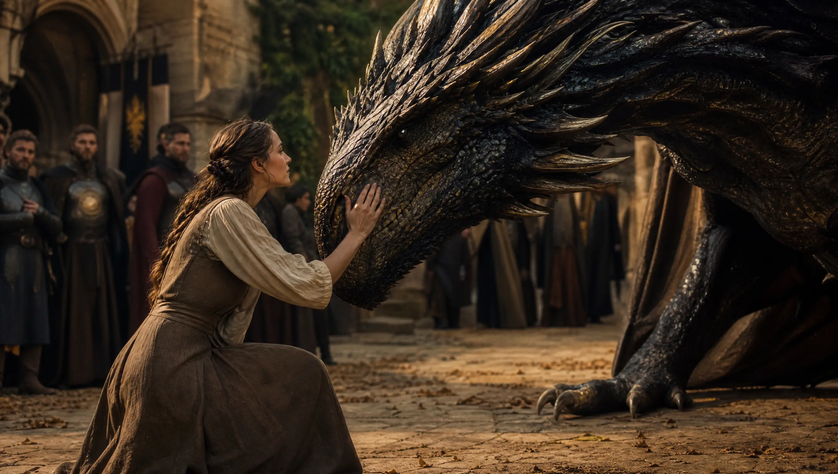 The Wyvern Knelt for a Commoner's Hand — Then She Begged Him Never to Speak His Mother's Name