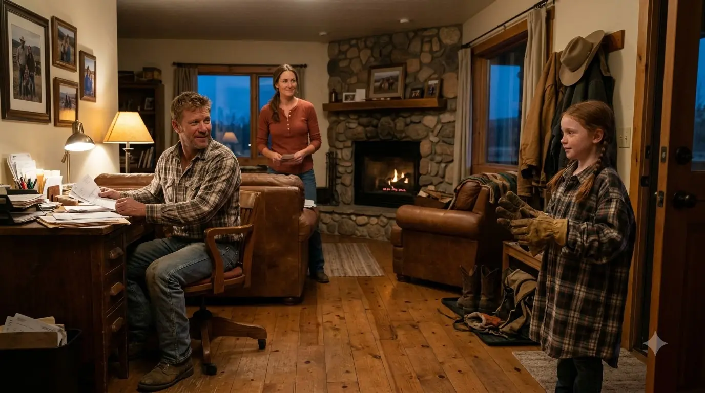 Little Girl Walks In Wearing a Stranger's Flannel — What He Found in the Barn Changed Everything