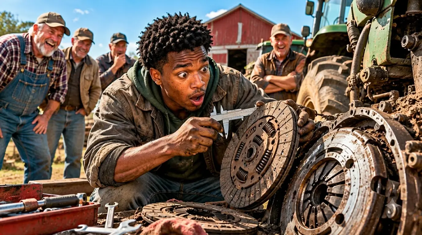 A Farmer Was Ready to Replace His Tractor Clutch — Until a Black Boy Checked One Measurement