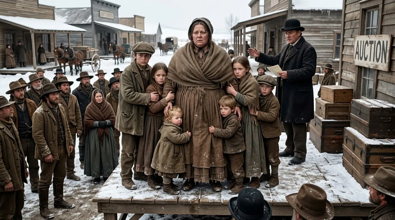 A Widow Was Seconds From Losing Her Seven Children — Then the Most Feared Mountain Man Raised His Hand