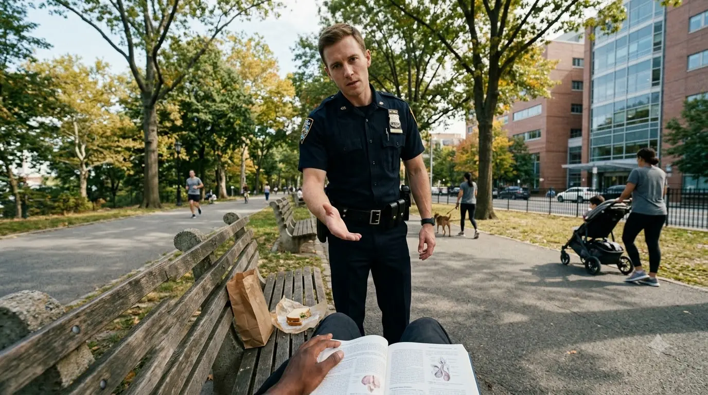 He Demanded ID From a Man Reading in the Park — Then the Camera Told a Different Story