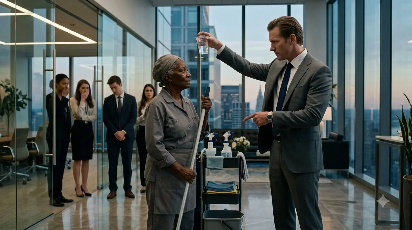 A CEO’s Mom Goes Undercover as Cleaner to Test Employees — Shocked, She Fired Them Immediately