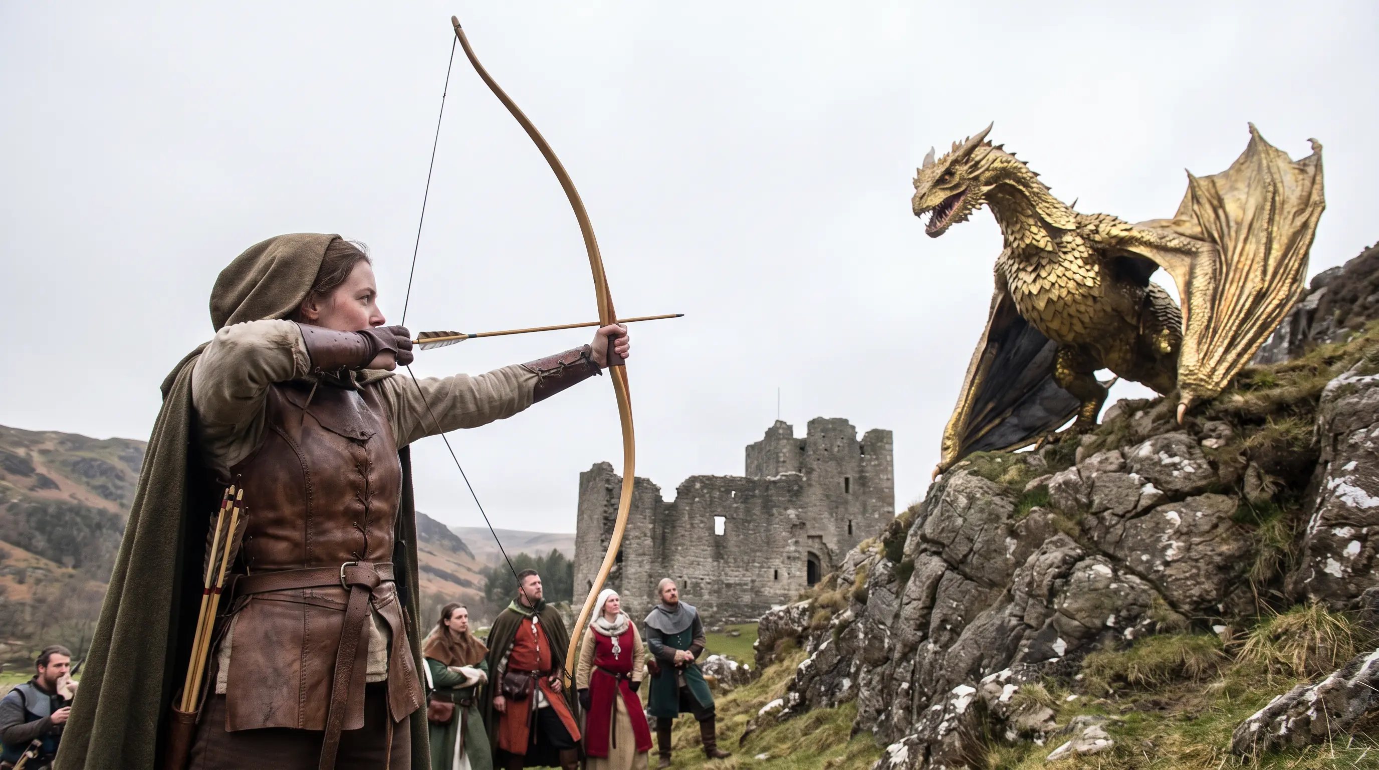 She Aimed Yellow-Fletched Death at the Ridge-Bound Ember — Then He Stopped the Arrow That Would Have Sealed Her Eyes Forever