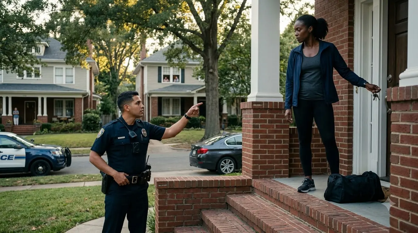 Officer Demands ID From Woman on Her Own Porch — She Makes A Call, Career Over