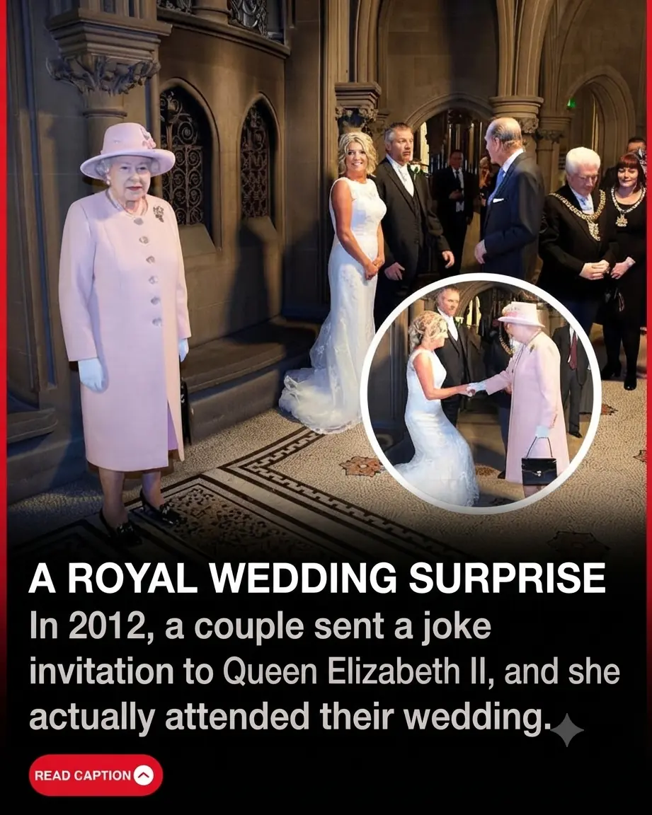 They Invited the Queen as a Joke… Then She Arrived at Their Wedding