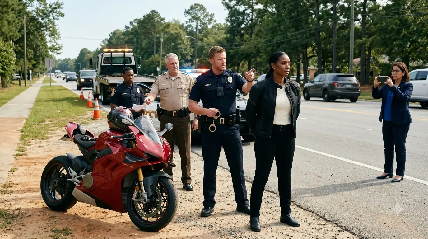Two Cops Handcuffed a Girl Riding — Unaware Who She Was