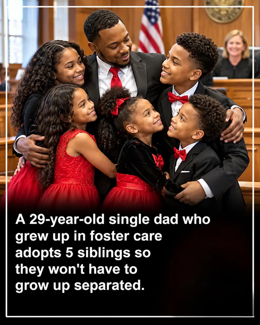 A Former Foster Child Adopted Five Siblings So They Would Never Have to Grow Up Apart