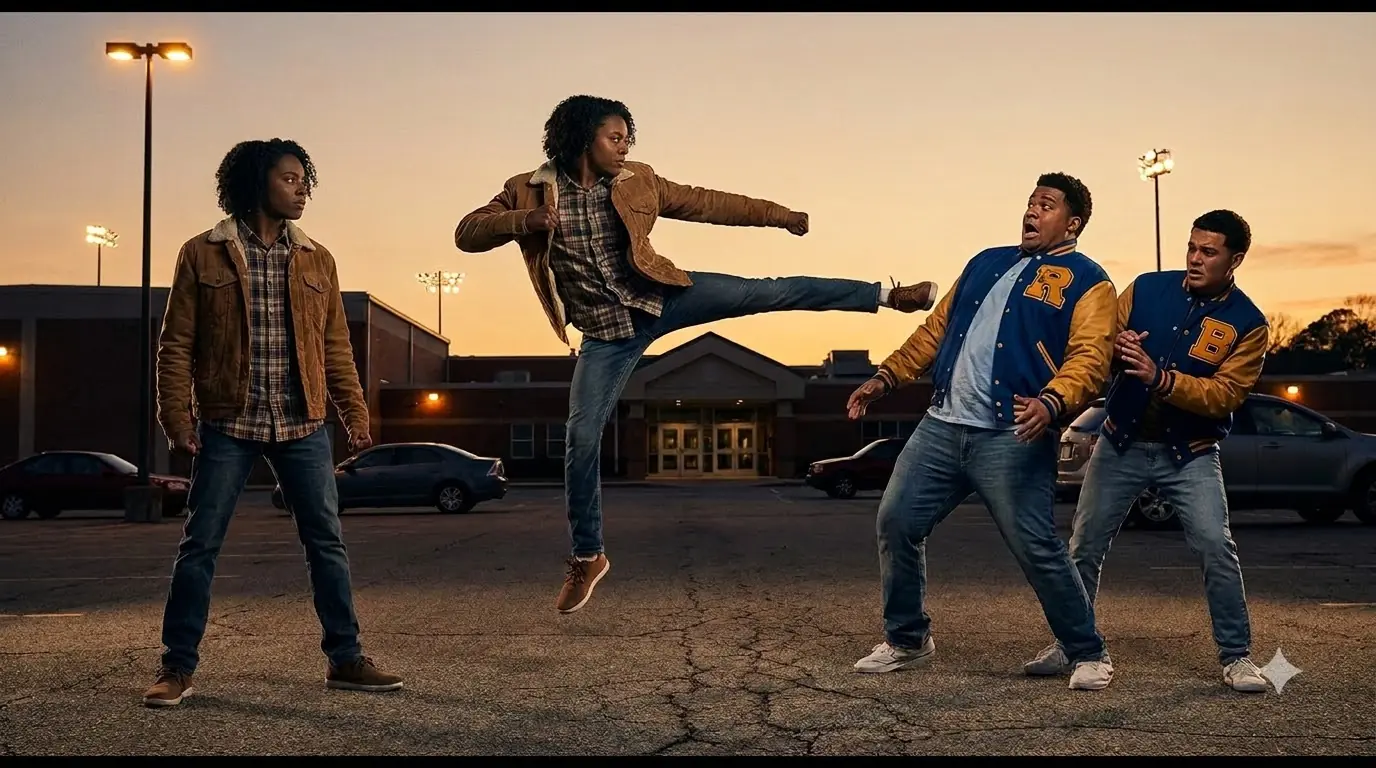 Football Bullies Mocked Black Twins as “Nerds” — Unaware They Were Ruthless Black Belts