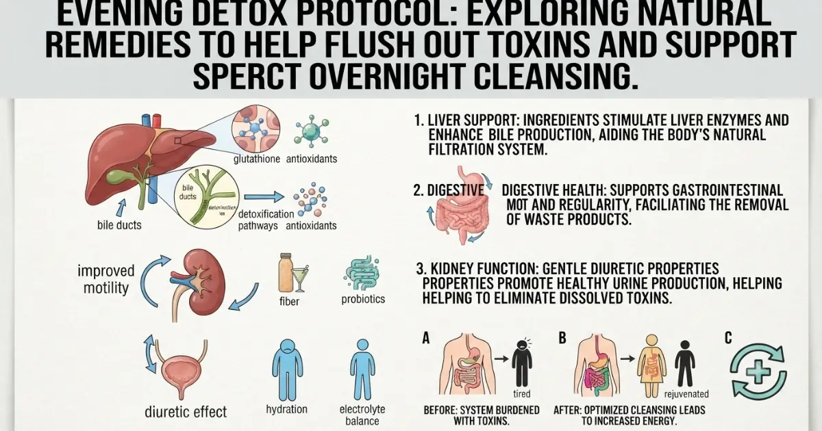 Add this to your water before bed to flush out toxins overnight