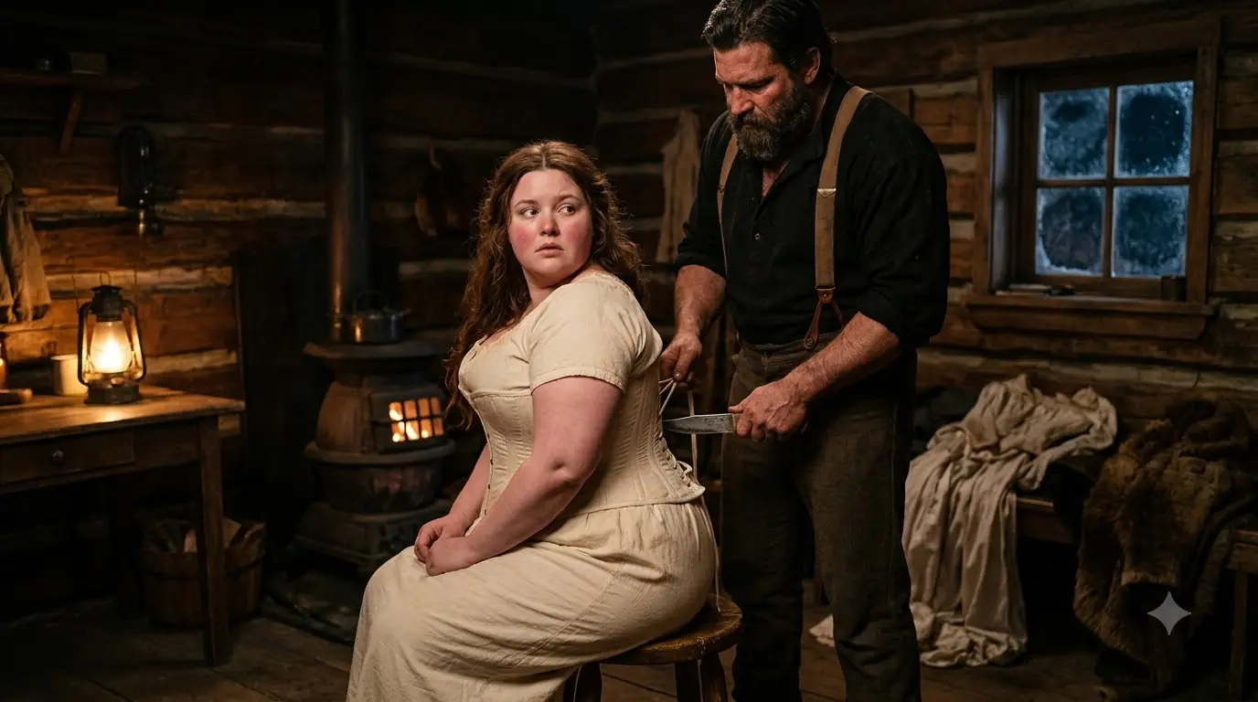 Her Father Sold Her to a Mountain Man for Twenty Dollars — Then He Drew a Knife Behind His Bride