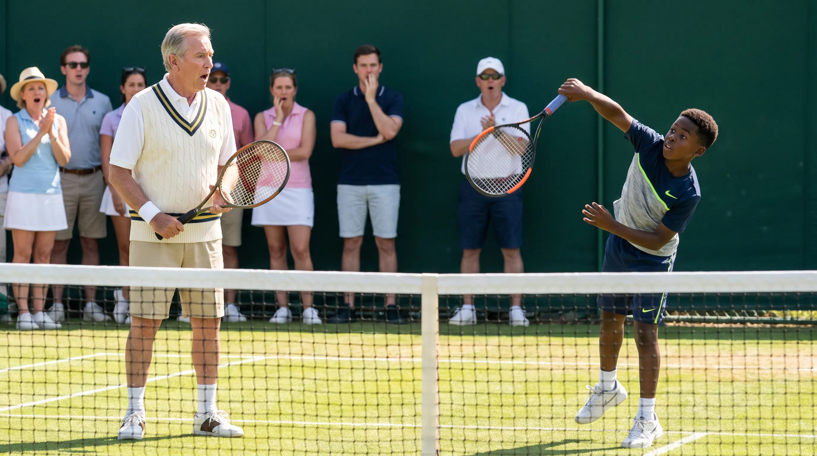 Wealthy Man Challenged a Black Boy to Play Tennis — Then He Played Like a Pro