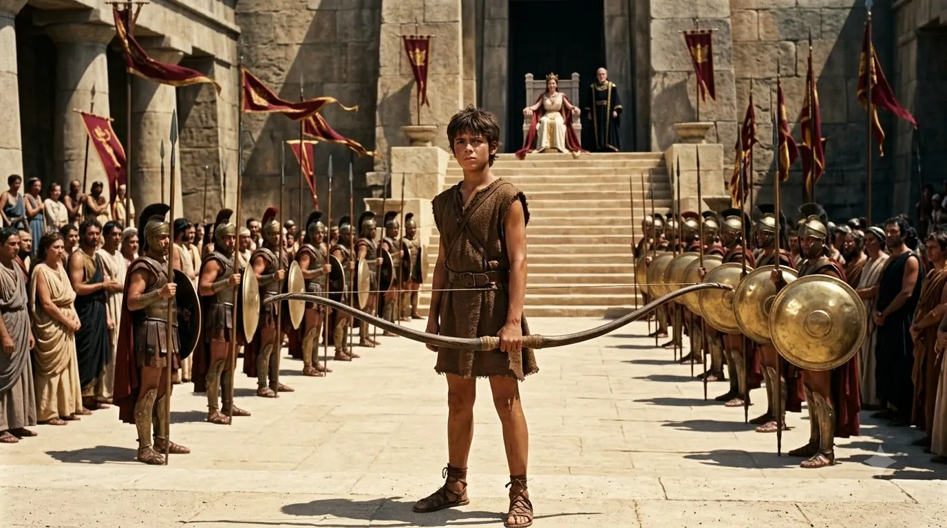 The Young Prince Raised His Father’s Bow Before the Queen — Then One Arrow Made the Entire Royal Court Choose a Side