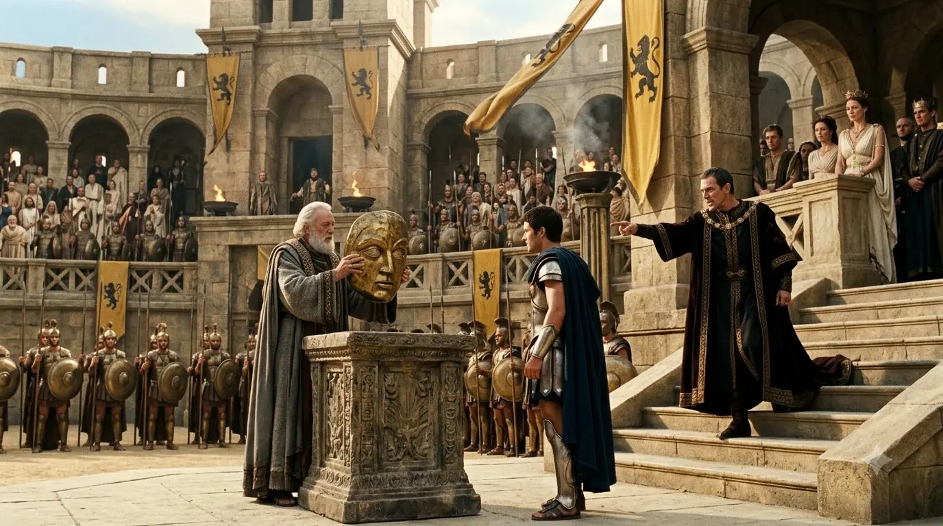 Nobody Knew What Was Hidden Behind the Golden Mask — Then the Prince Shattered It Before the Entire Royal Court