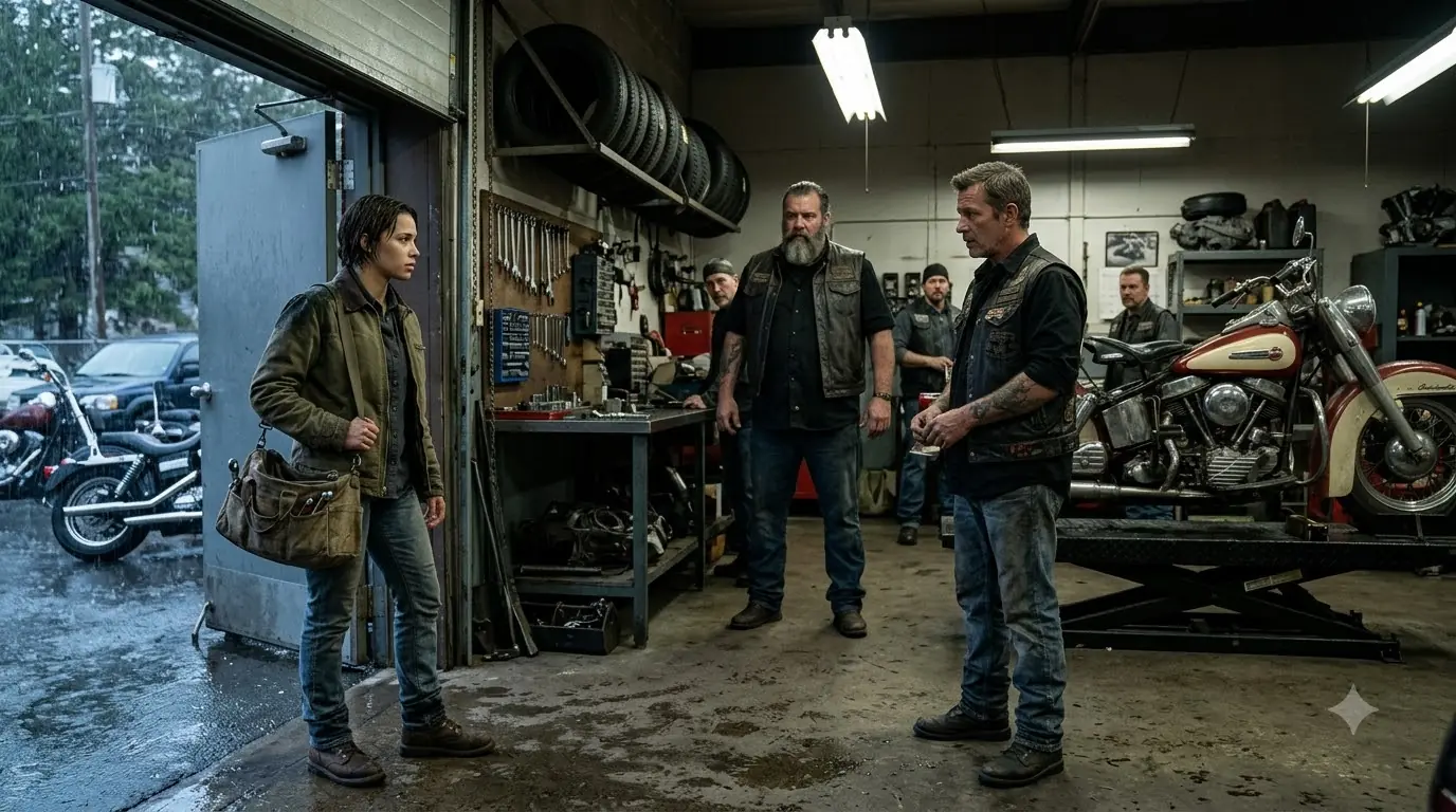 "She Brought Her Own Tools" A Bruised 24yo Asked the Bikers — Then They Discovered The Truth