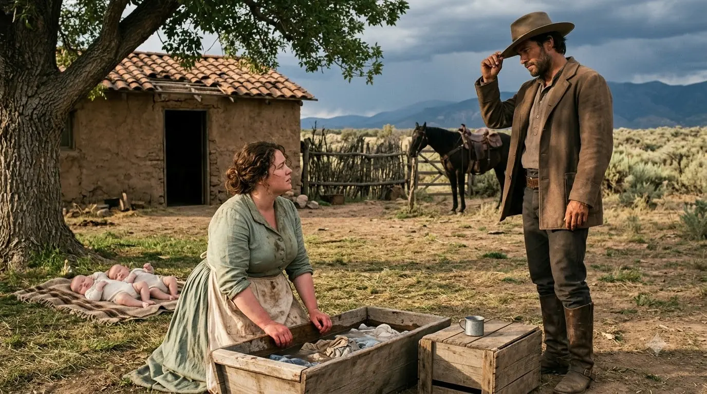 A Widowed Mother Refused to Sell Her Last Piece of Land — Then a Wealthy Rancher Returned Before the Storm