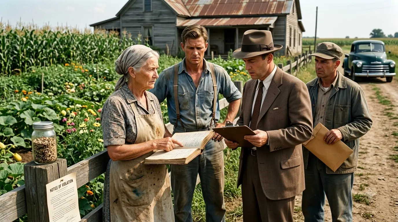 County Inspector Ordered an Old Farm Woman to Destroy Her “Illegal” Crops — Then She Showed Him His Grandfather’s Signature