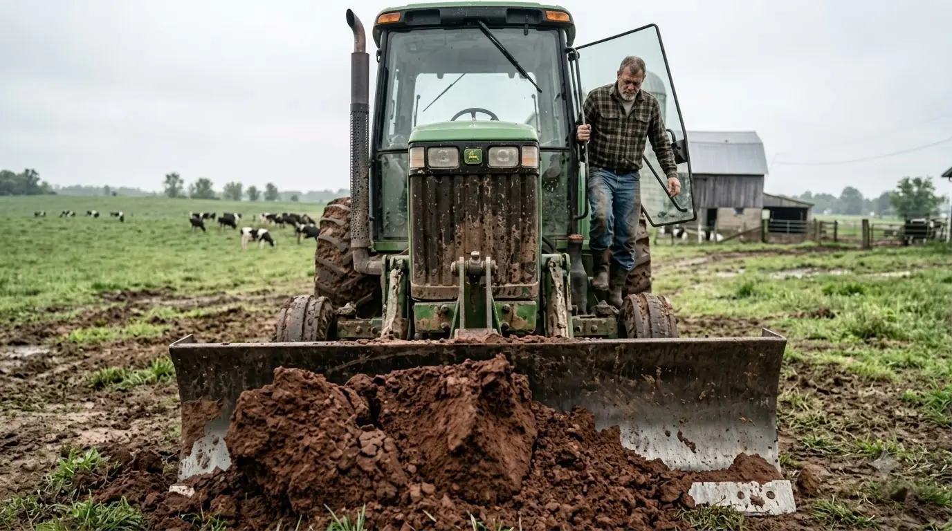 He'd Farmed That Land for Forty Years Then the Grader Blade Hit a Log That Shouldn't Have Been There