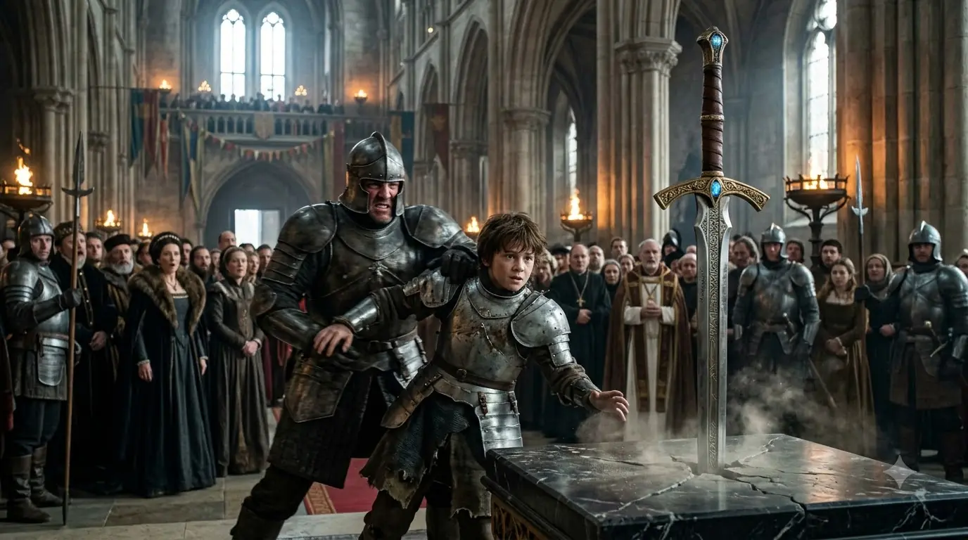 The Orphan Boy Touched the Forbidden Royal Sword — Then the Mountains Began to Wake