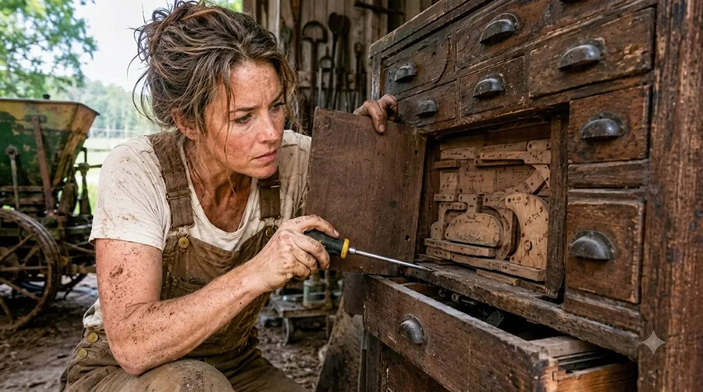 She Bought Her Father’s Tool Chest Back for $12 — Then One Drawer Refused to Open