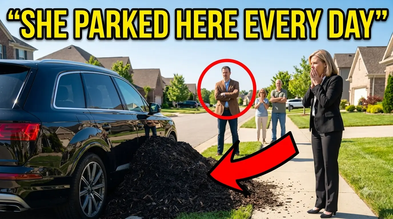 HOA Karen Parked Her SUV on My Lawn Every Day So I Buried It in 3 Tons of Mulch