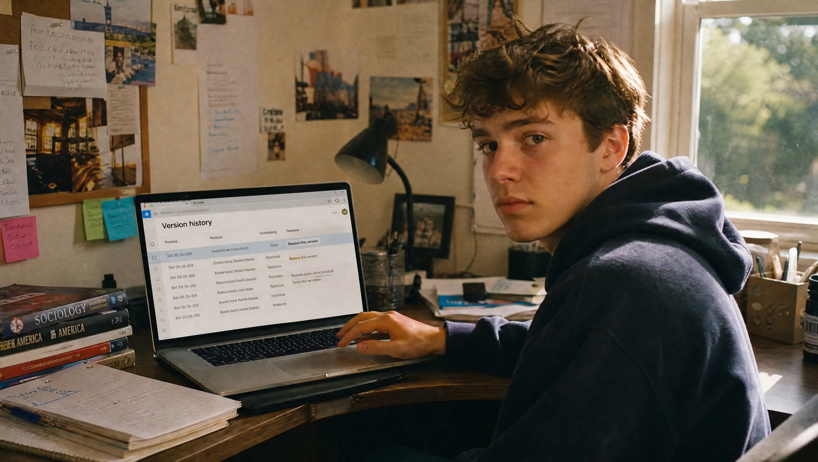 His Sister Deleted His Assignment to Make Him Miss the Deadline — But the System Saved the Edit History