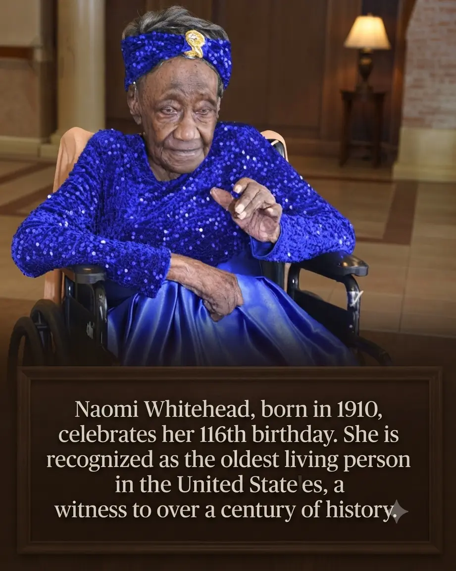 Born in 1910, She Has Now Turned 116 — Naomi Whitehead’s Extraordinary Life Spans More Than a Century of History