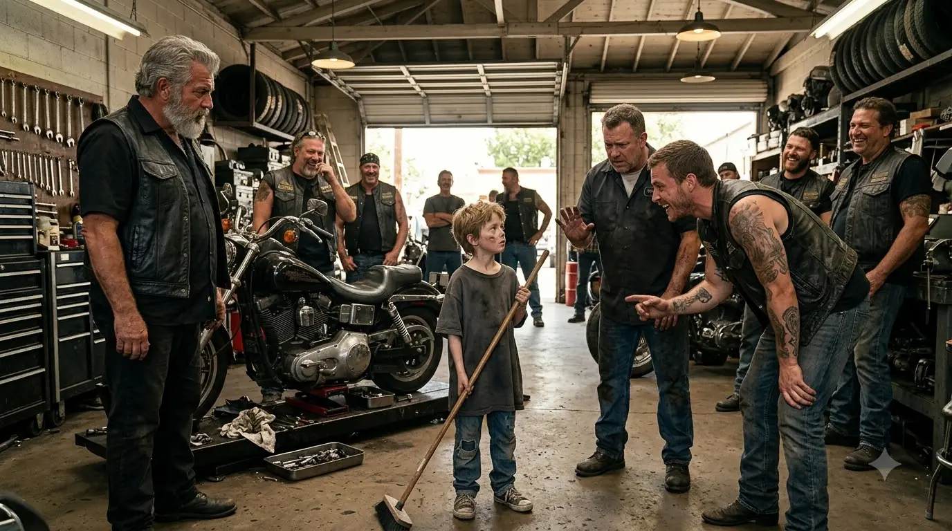 Mechanics Gave Up on a 40-Year-Old Hells Angels Bike — A 8 year old Poor Boy Said, “I’ll Fix It.”