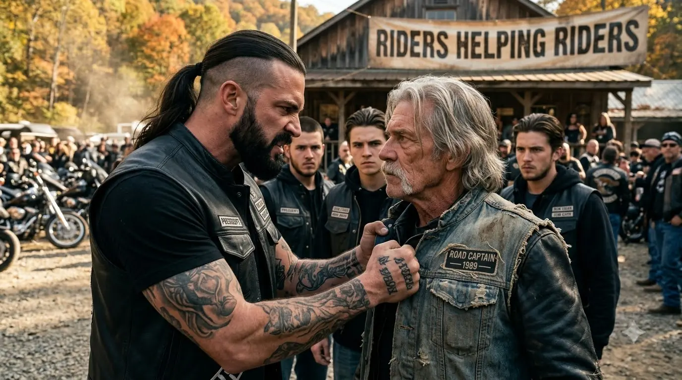 Chapter 11 - Biker President Ripped an Old Man's Patch Off — Then a ...