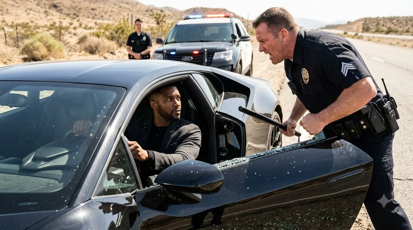 A Cop Smashed a Man’s Lamborghini on the Highway — Then the Cars Behind Him Began Pulling Over