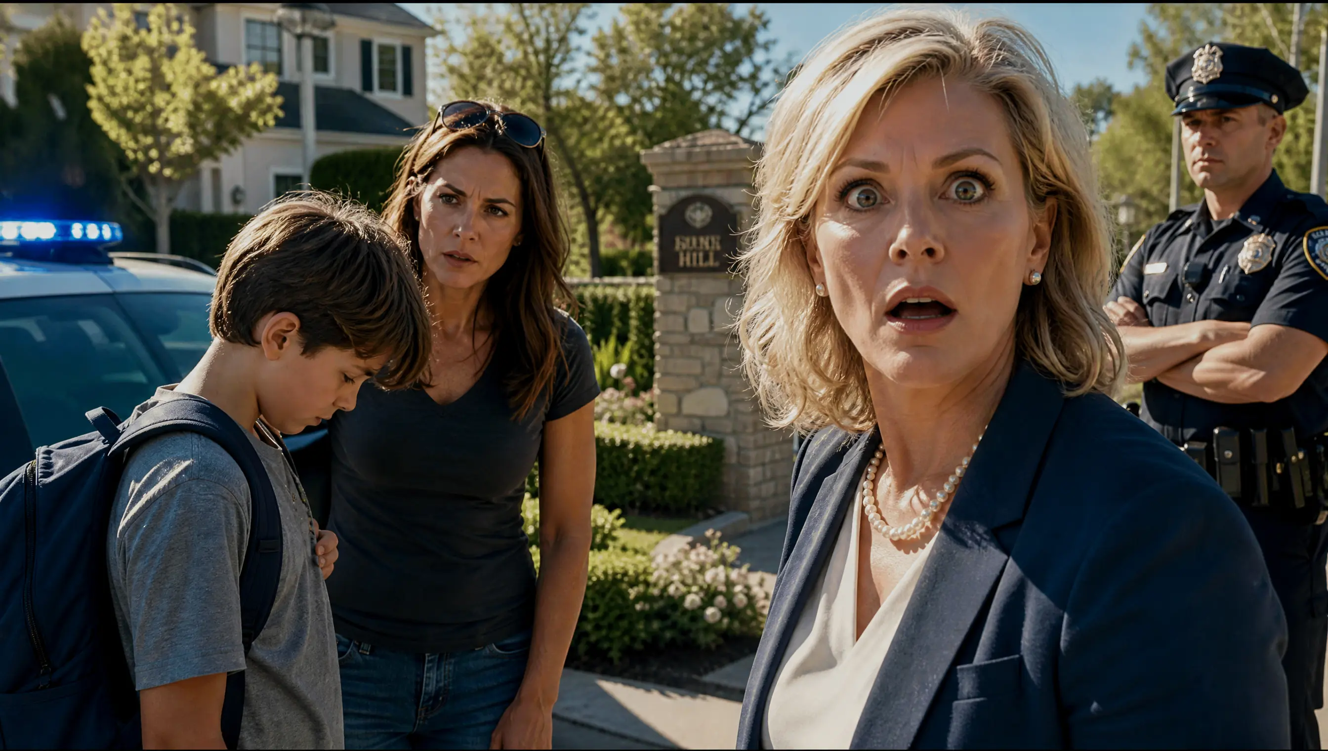 HOA Karen Planted Drugs In My Son's Backpack — She Froze When My Dashcam Revealed The Truth