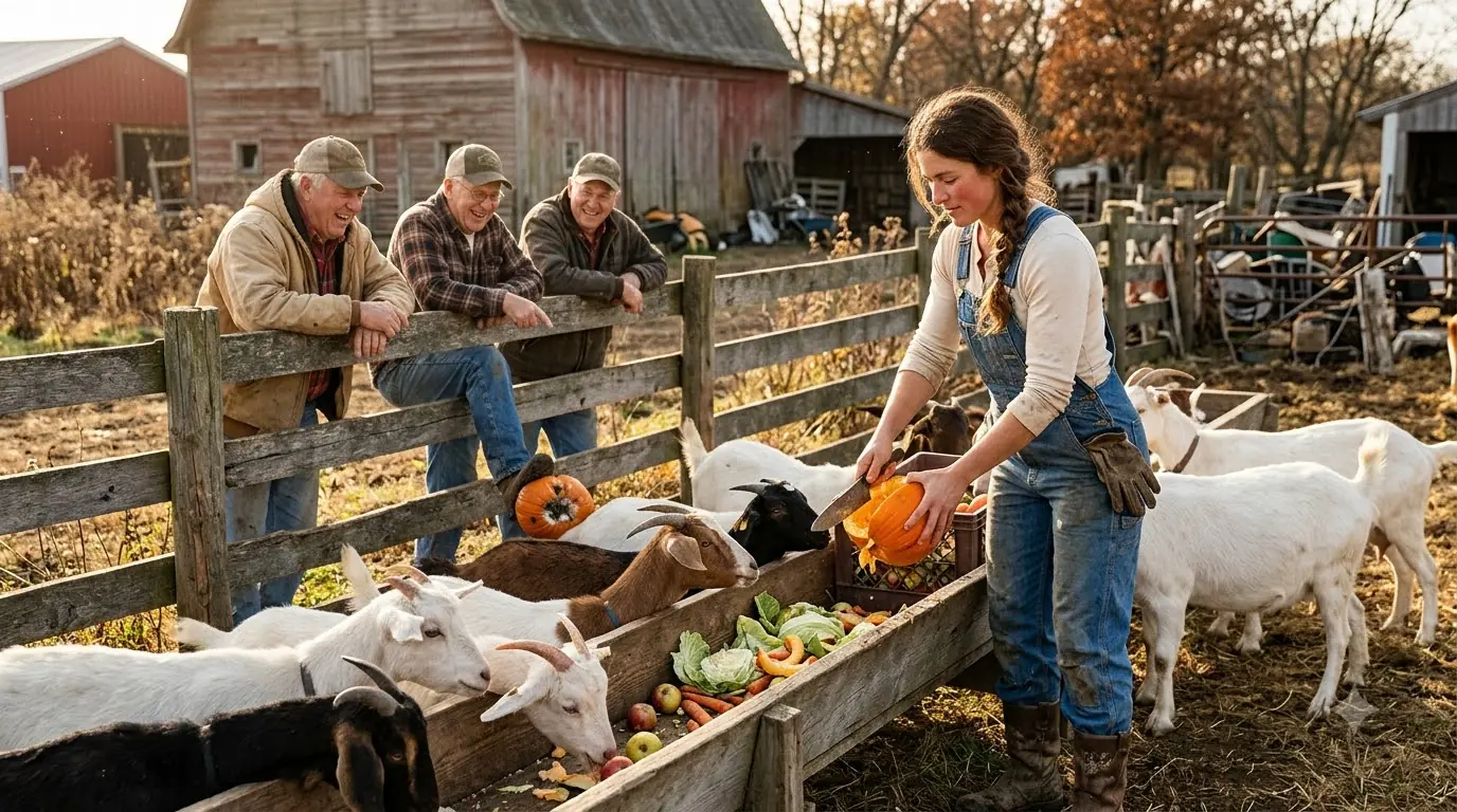 They Called Her Goat Feed Garbage — Then Two Trucks Turned Onto Her Farm Road