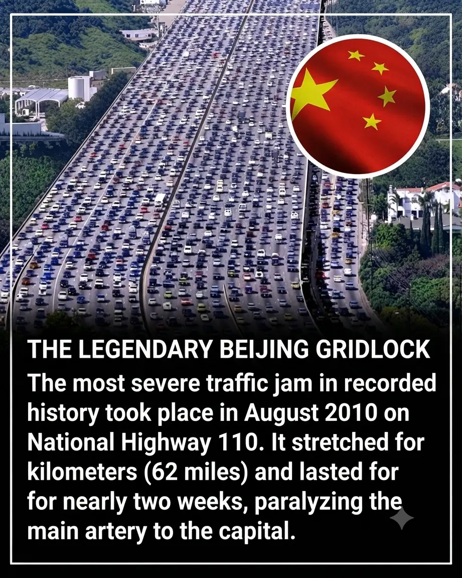 China’s 60-Mile Traffic Jam: The Drivers Who Spent Nearly Two Weeks Trapped on the Highway