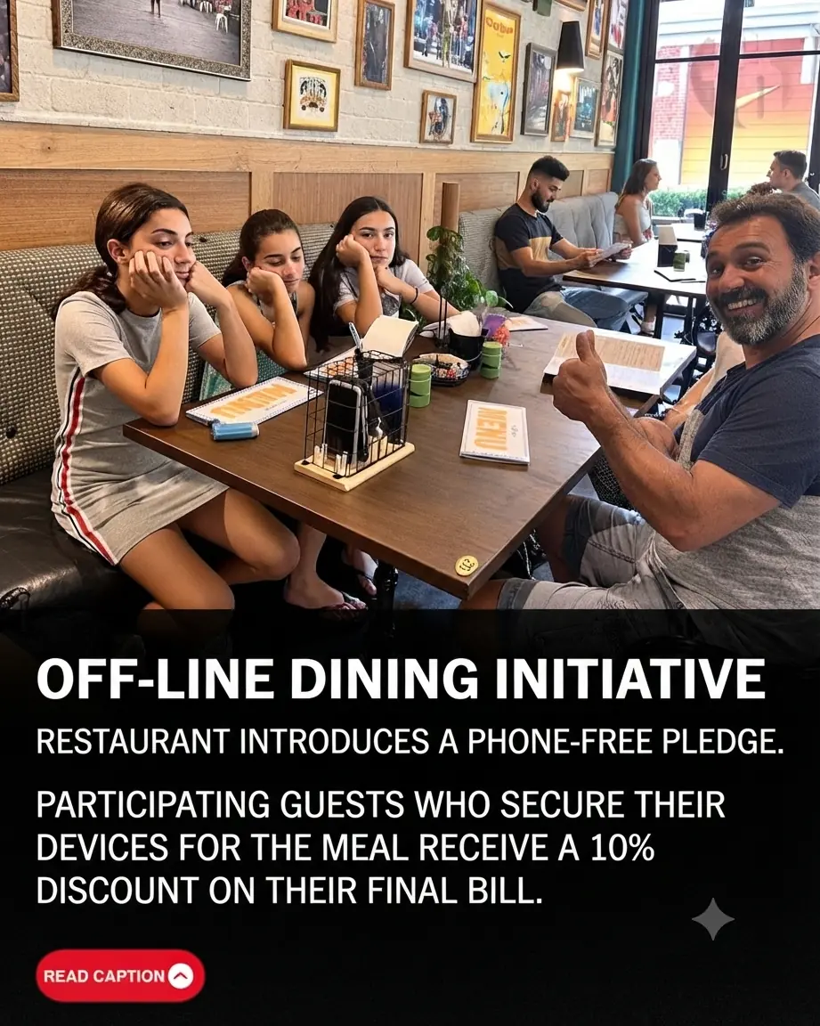 An Australian Restaurant Offers 10% Off for Diners Who Put Their Phones Away—and Rediscover the Joy of Real Conversation