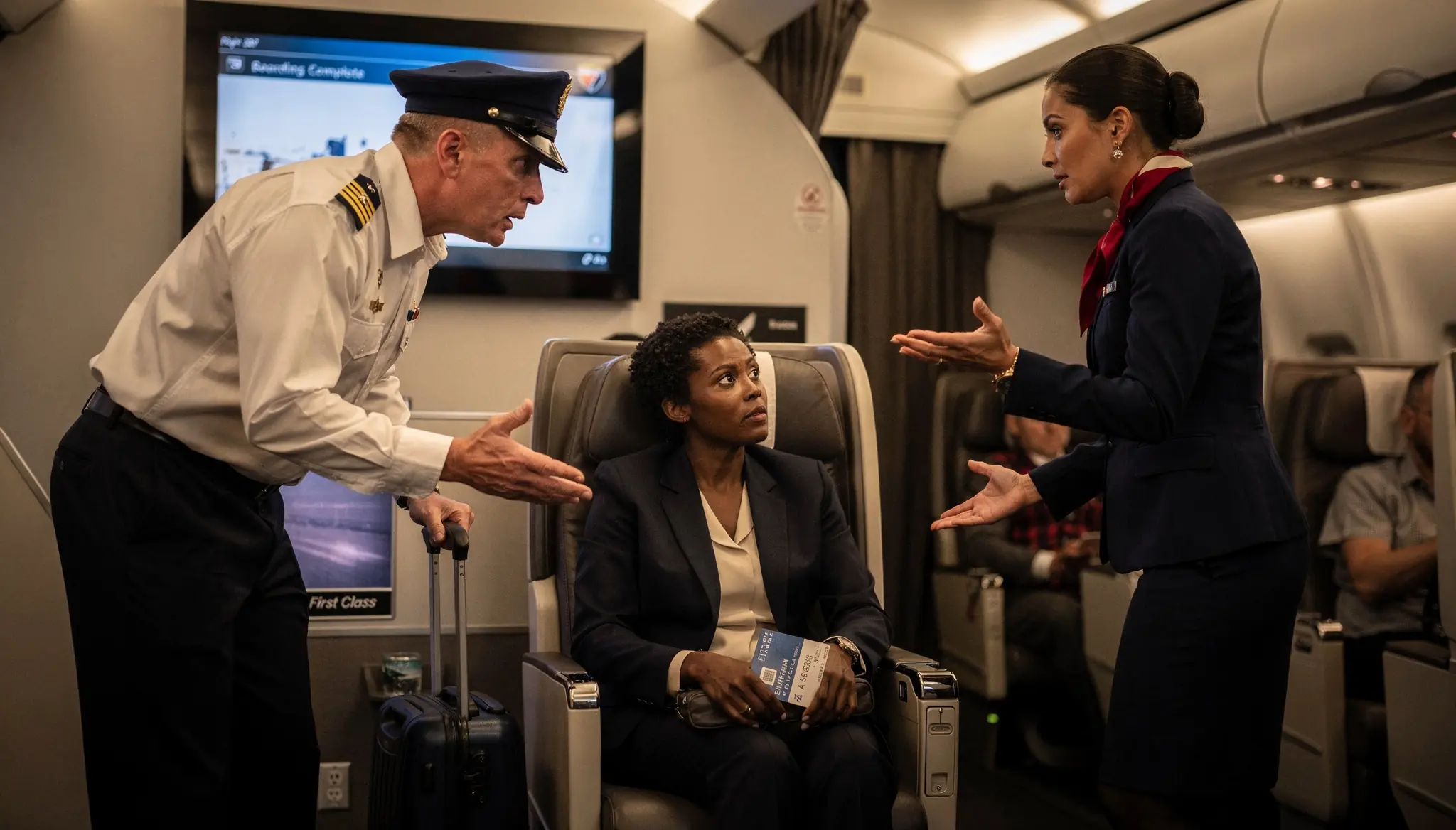 Pilot Tried To Remove A Black Woman From First Class — Then A Flight Attendant Warned Him