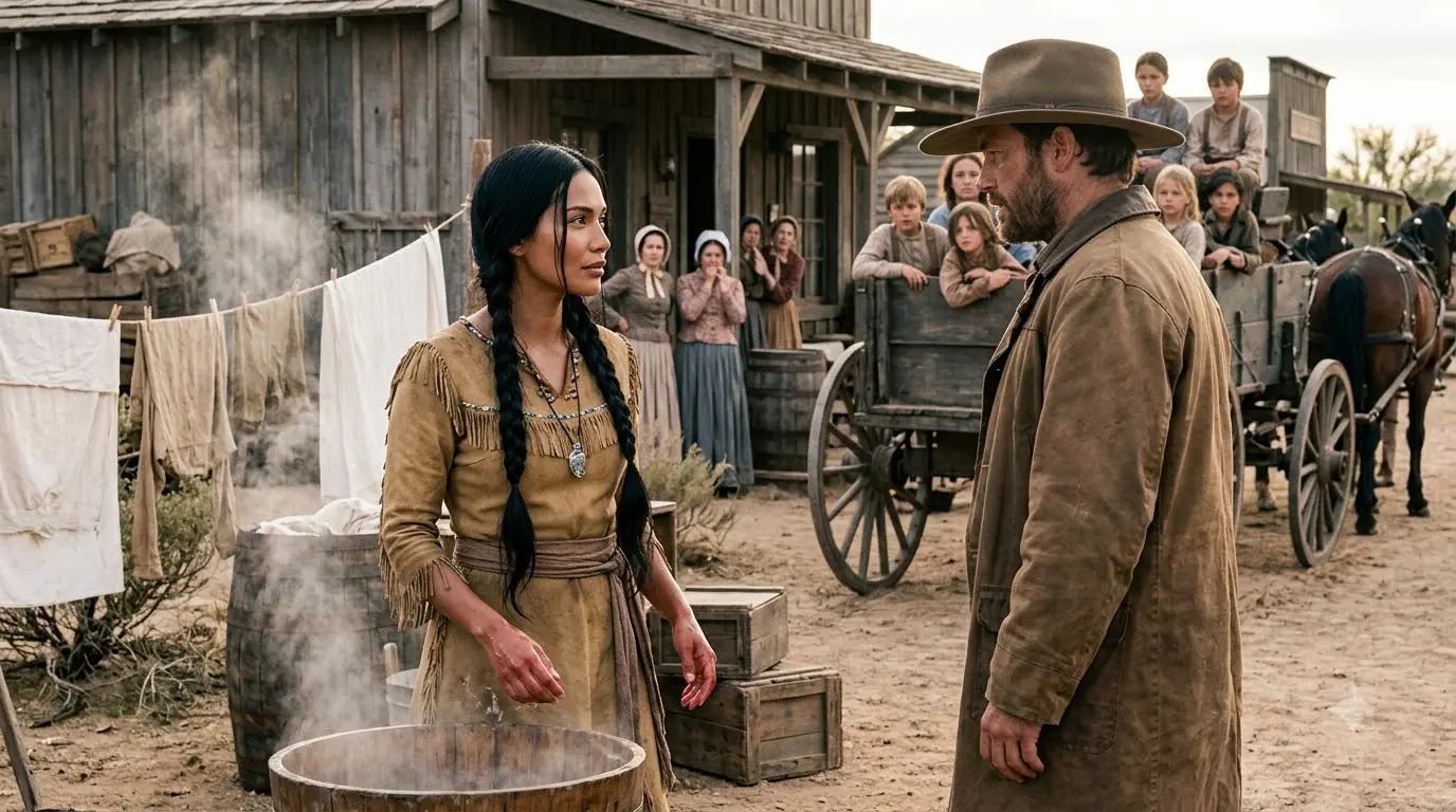 The Rancher Came to Town Seeking a Wife for His Five Children — Then He Stopped Beside the Widow Everyone Else Had Dismissed