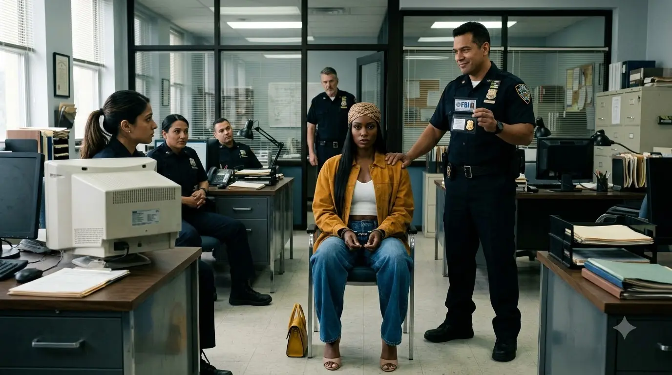 Police Laughed at the Handcuffed Woman’s FBI Badge — Then the Captain Stepped Out of His Office