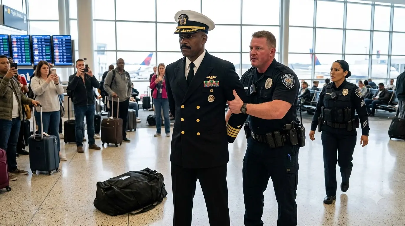 Airport Police Handcuffed a Man and Called His Uniform a Costume — Then Every Radio in Concourse B Announced the Same Name