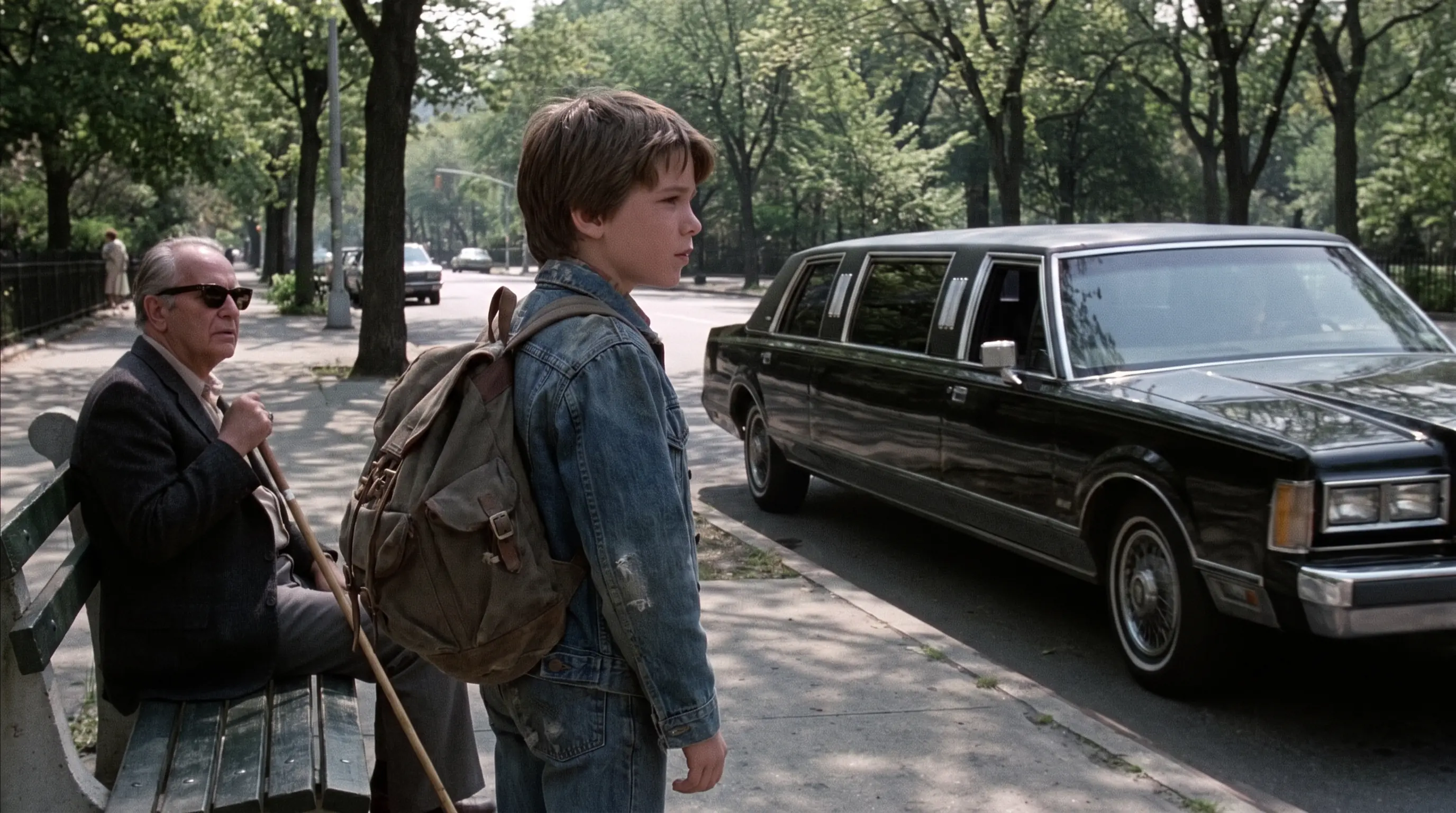 Just a Kind Kid With a Backpack, Until the Blind Stranger Heard His Name and a Black Limousine Pulled Up