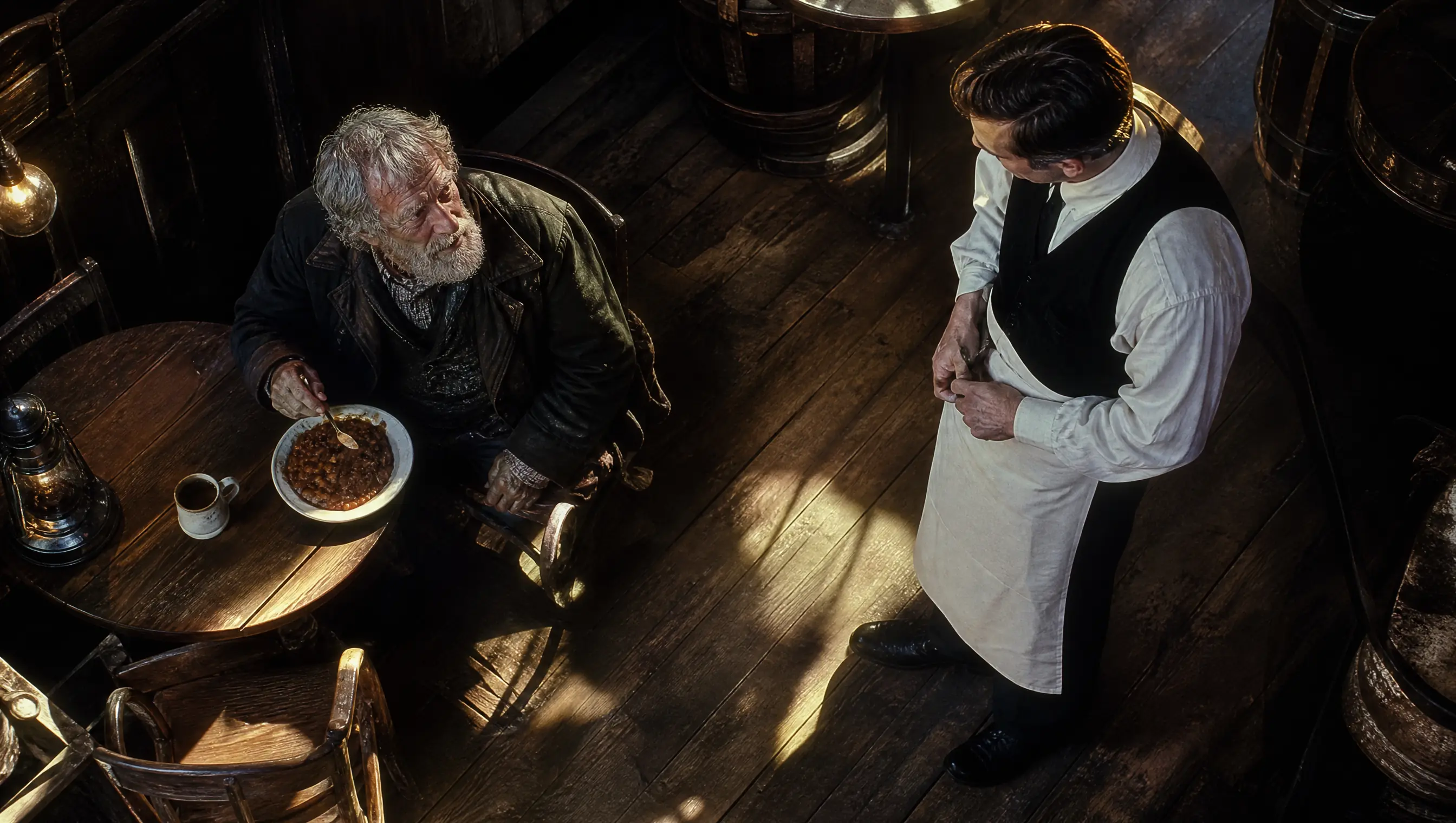 A Waiter Fed a Penniless Old Sailor for Free, Until He Heard the Name Whitfield and Said, "Just Like Your Father"