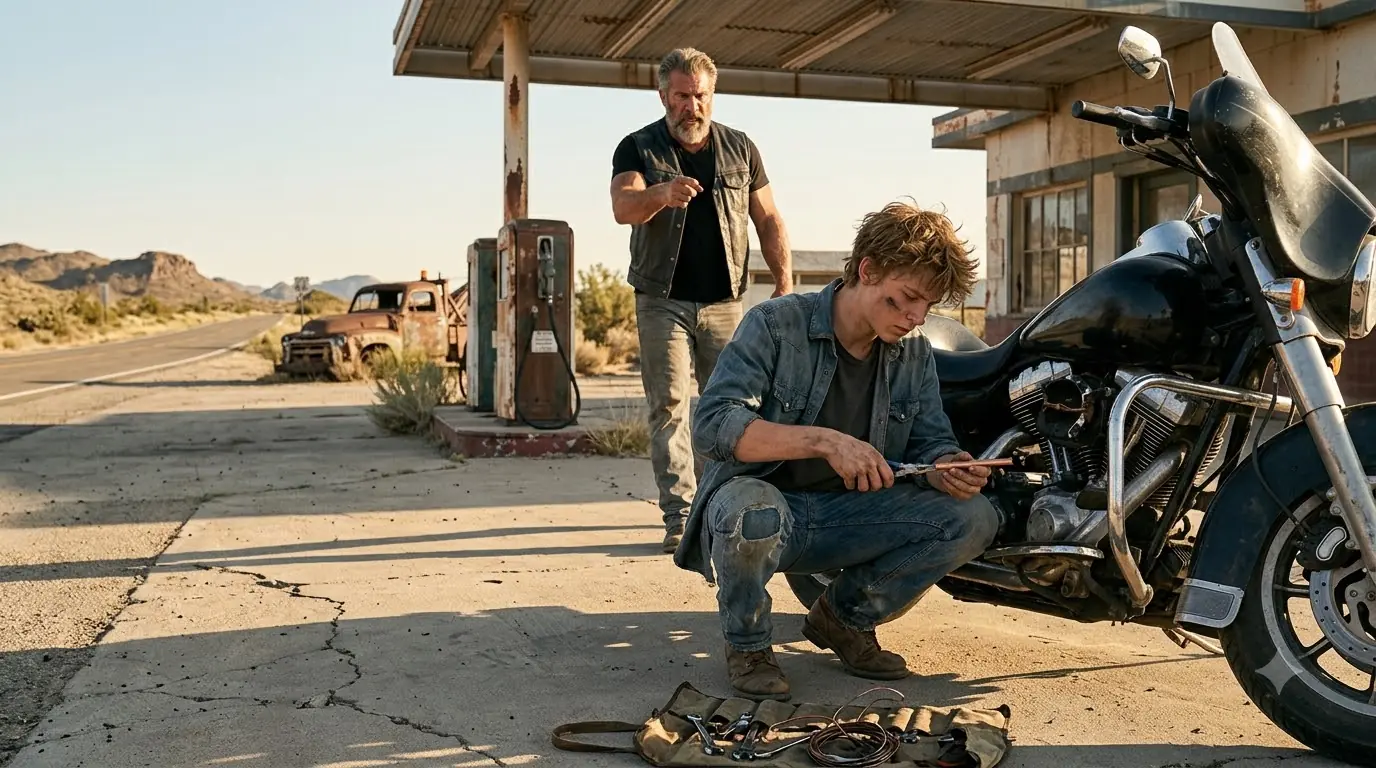 Runaway Teen Fixed a Biker’s Broken Bike With Scrap Metal — 247 Hells Angels Showed Up at His Door